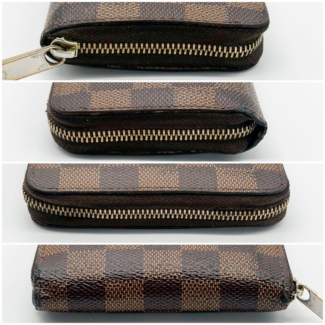ルイヴィトン ジッピーパース ダミエ ブラウン 小銭入れ コンパクト