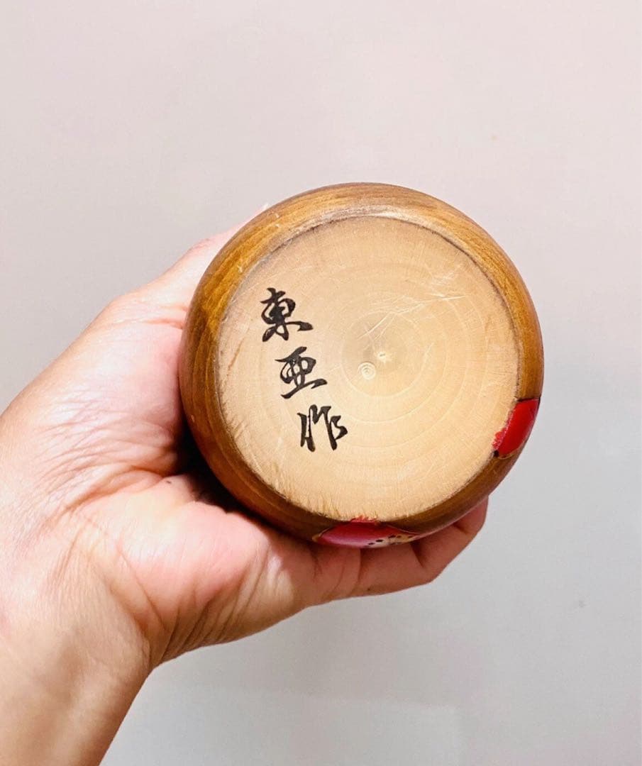 中古 こけし 人形 日本 木製 東亜 コレクション アンティーク 美術品 Q