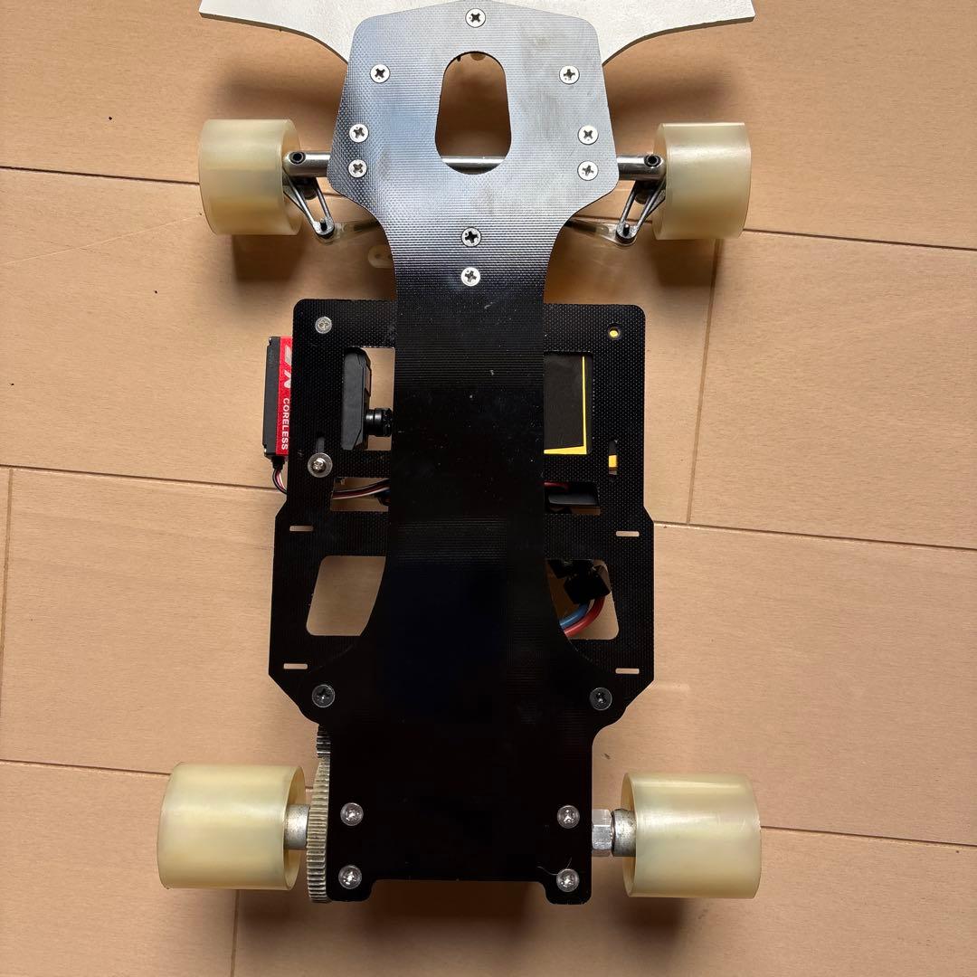 ayk ラジコン EXL480 ビンテージ イエローホイール後輪付き レトロ