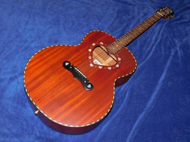 ☆ハート装飾 ZEPHYR ゼファー ZAC-60 アコースティックギター ZEPHYR