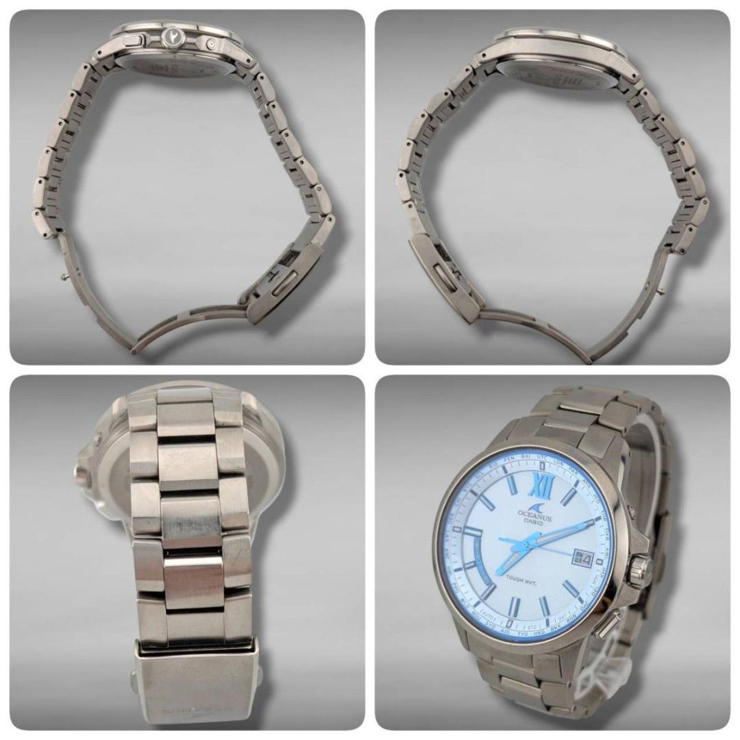 【稼働】カシオ オシアナス OCW-T150-2AJF ワールドタイム チタン