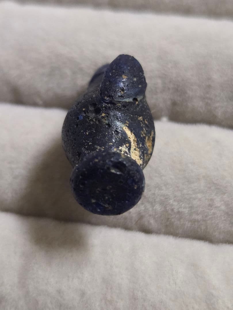 007 ビーズ トンボ玉 容器玉 小さなガラス壺 ！