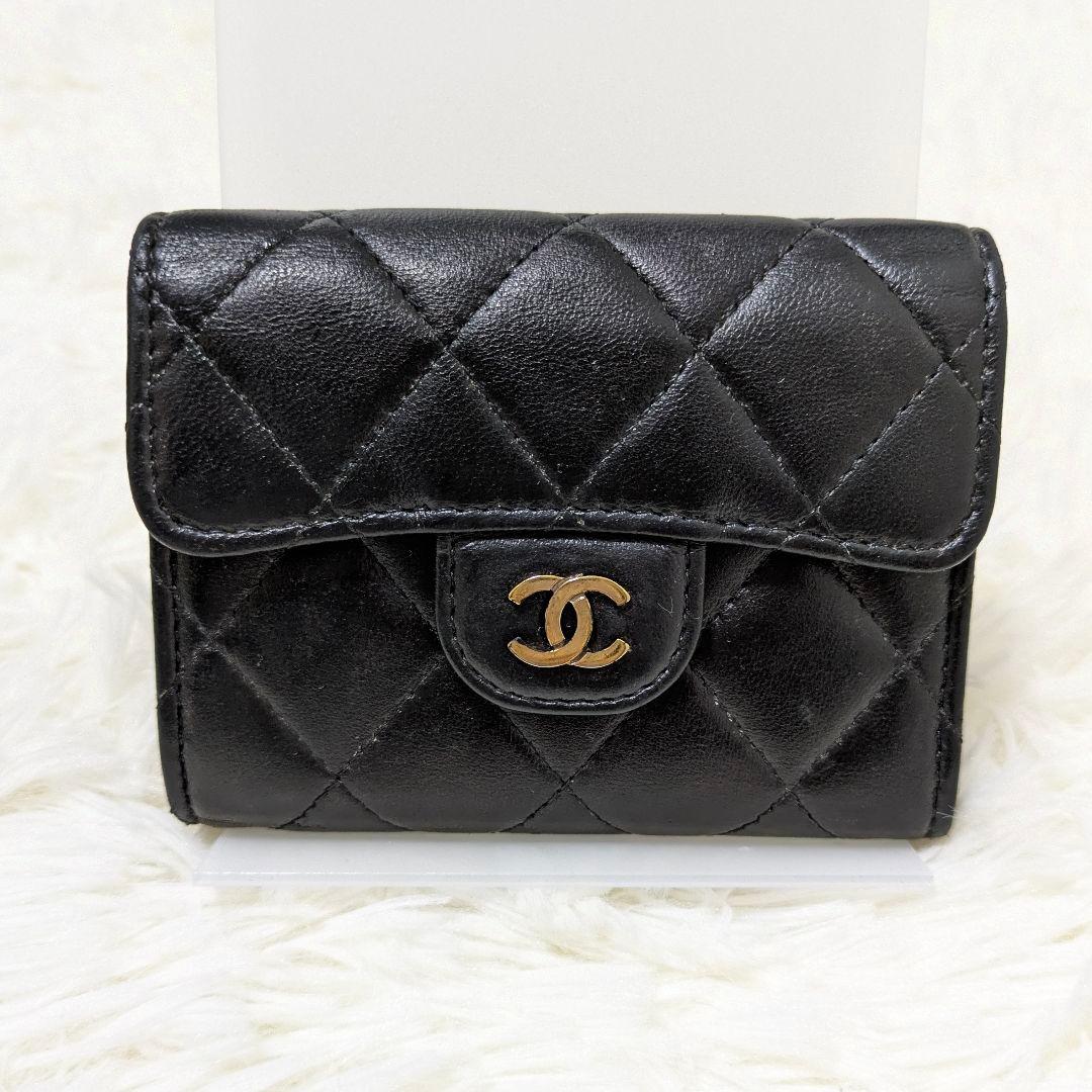 最終価格✨シャネル　マトラッセ　小銭入れ　ミニ　ケース　カードケース