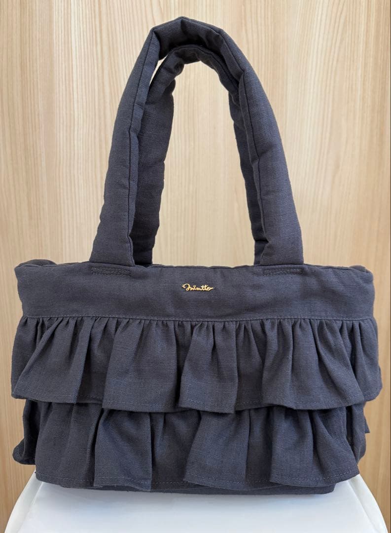Mimtto ミムットRuffled Linen Bag キャリーバッグ 犬 犬キャリー