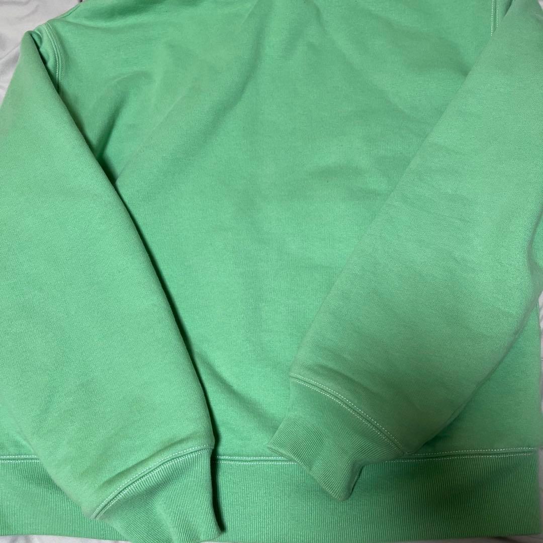 Stussy ミントグリーン フルジップパーカー Lサイズ　緑　スウェット