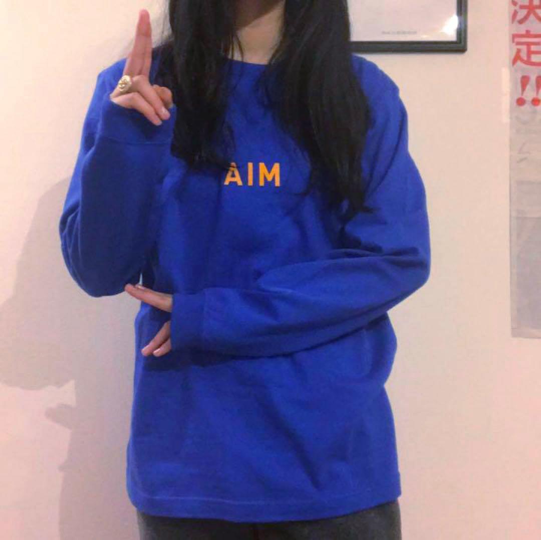 レア】あいみょん AIM+330 ロングT ライブT ブルー L 渋谷 あいみょん