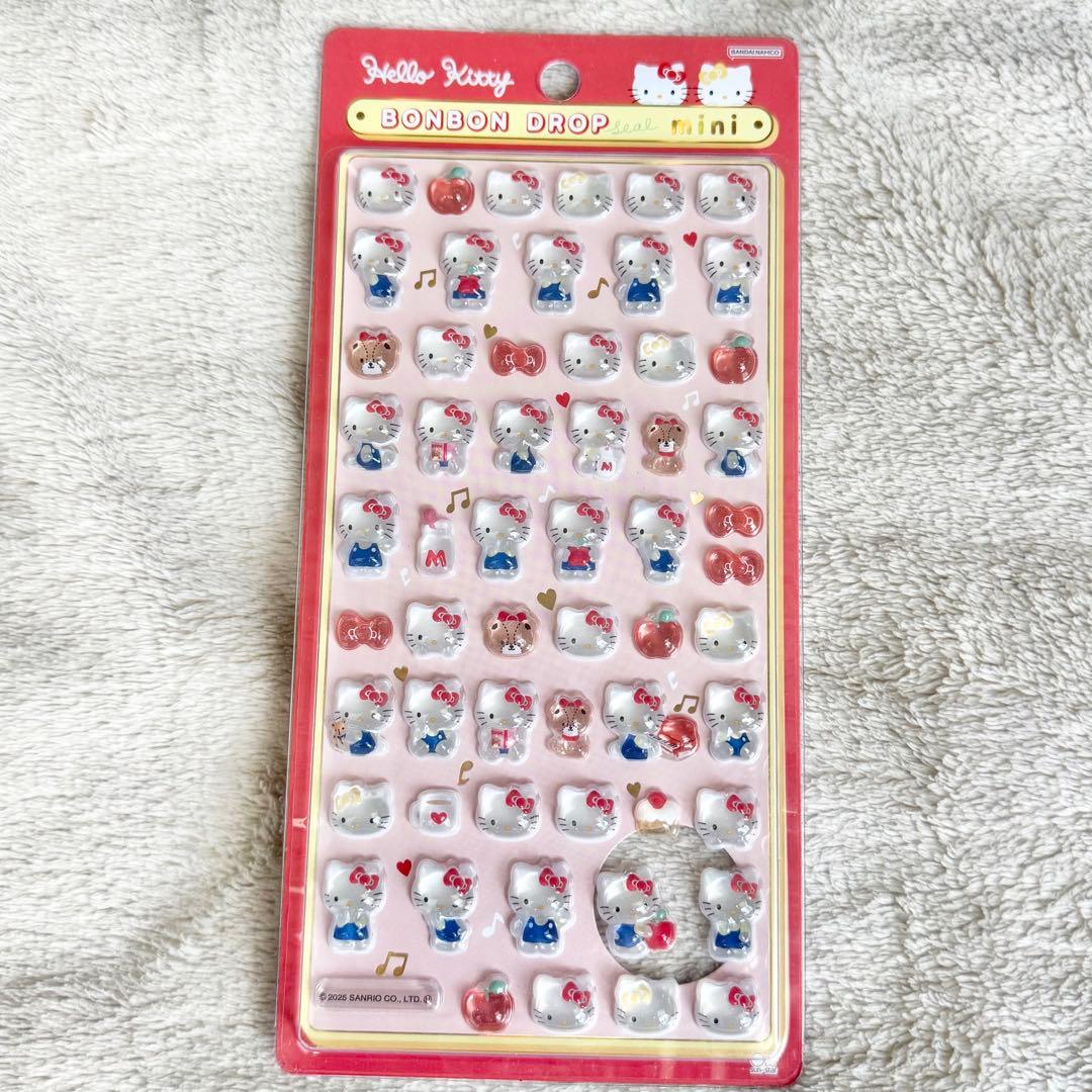 正規品】 ボンボンドロップシール mini サンリオ コンプリート 8枚