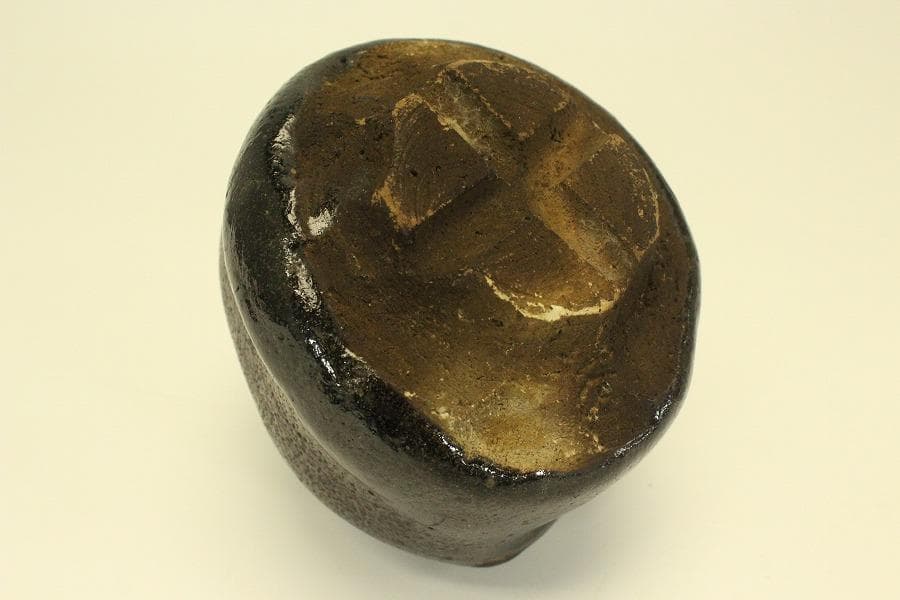 茶道具 黒楽茶碗 古美術(BB470)