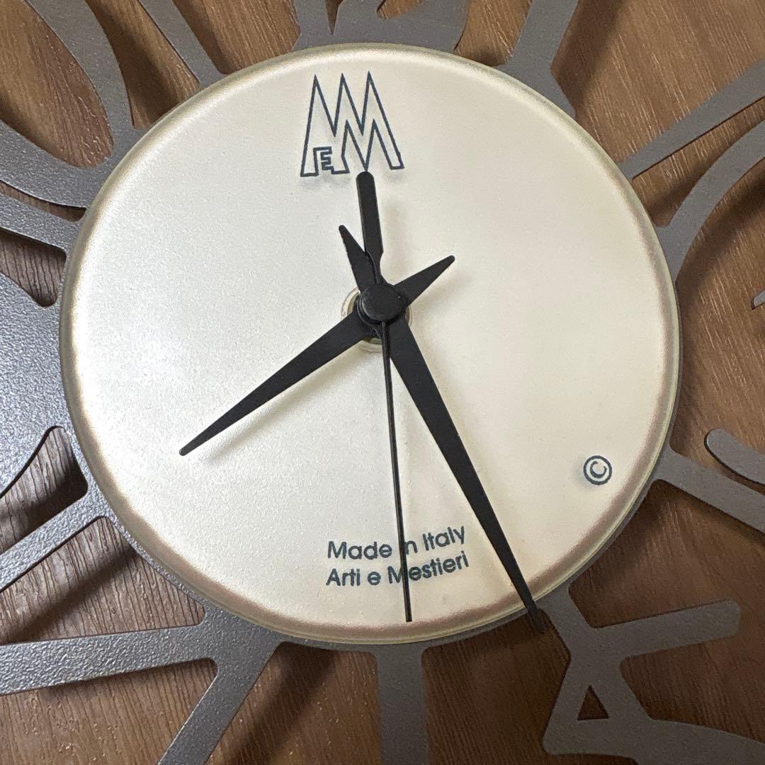 Arti&Mestieri 掛け時計 BIG-BANG グレー