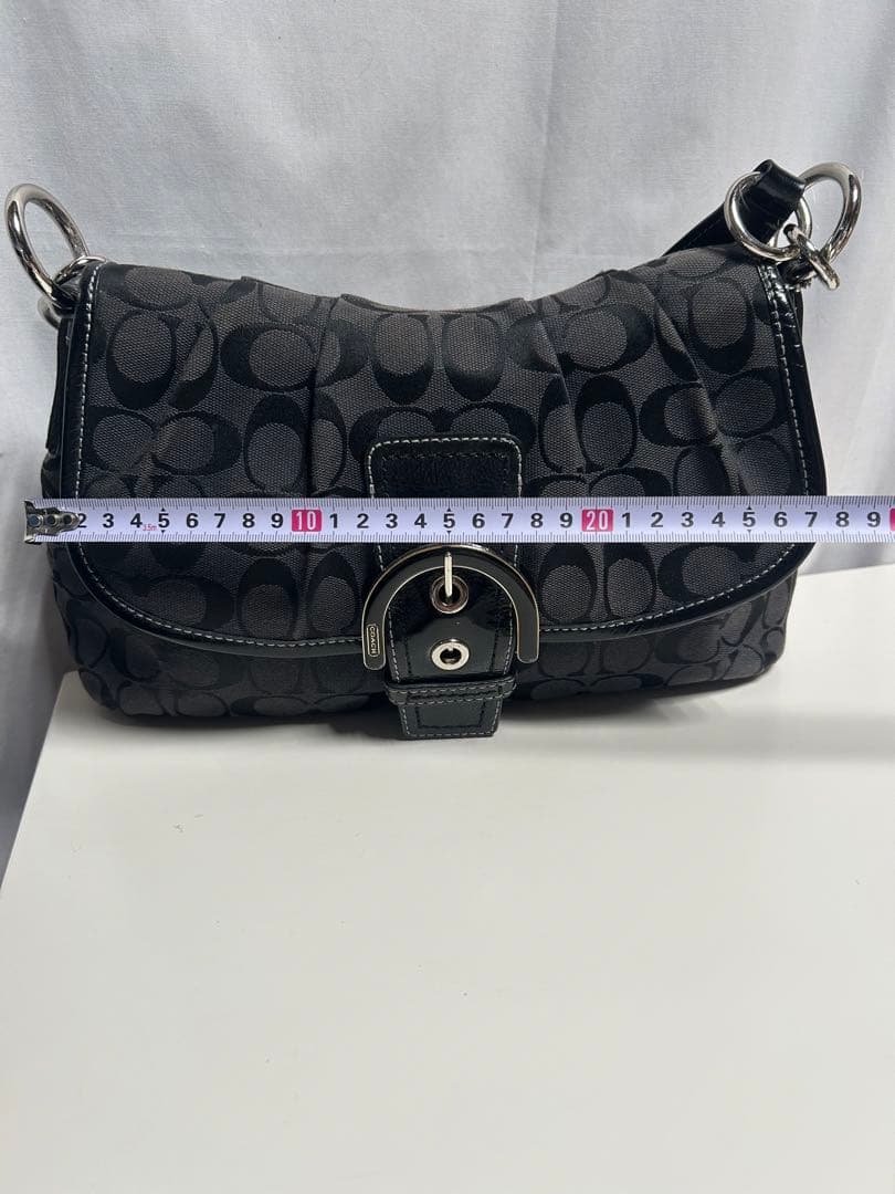 【#nr/11.3/12】コーチソーホーシグネチャーフラップホーボー　coach