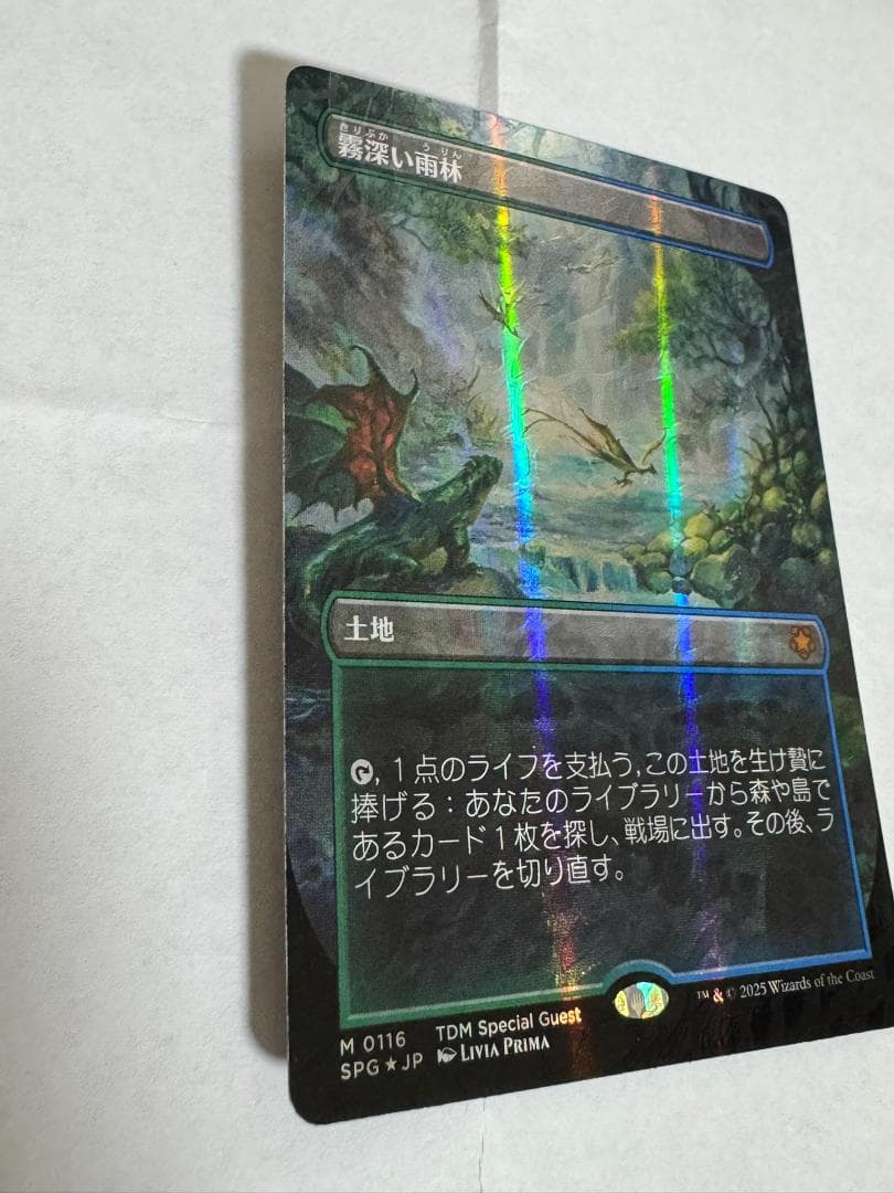 MTG 霧深い雨林/Misty Rainforest ドラゴンスケイルFoil