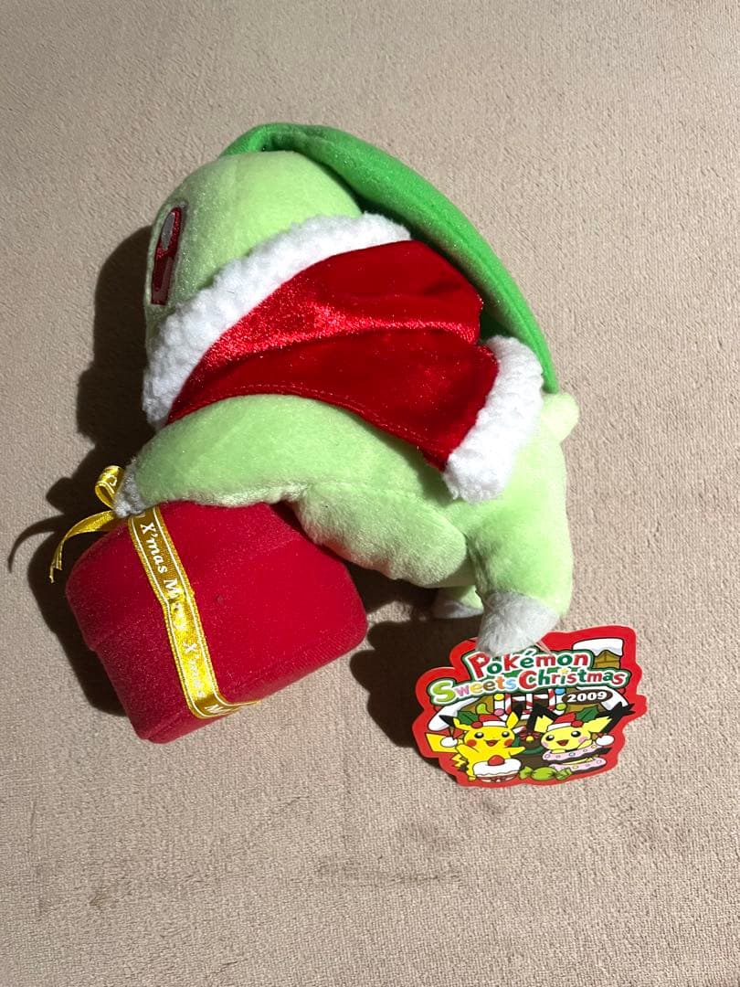 ポケモン チコリータ ぬいぐるみ 2009 クリスマス ポケモンセンター タグ付