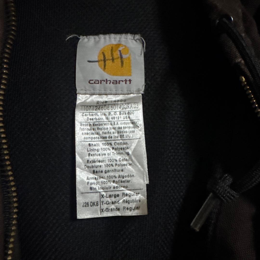 carhartt アクティブジャケット　ダークブラウン