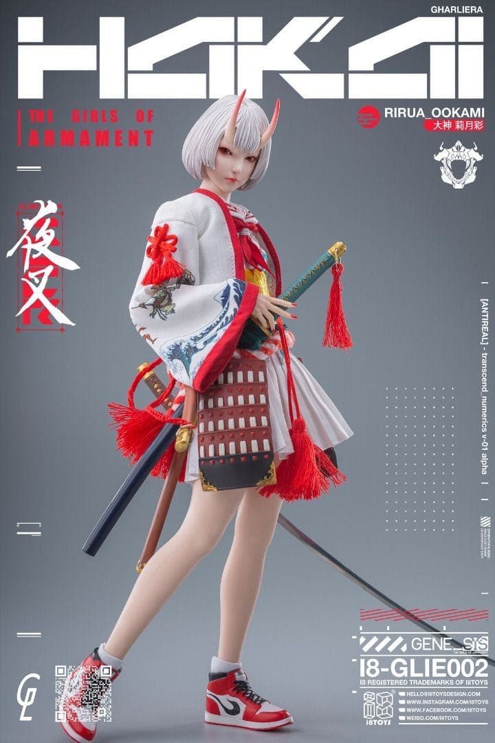 i8toys i8-GLIE002夜叉大神莉月彩1/6 RIRUA OOKAMI