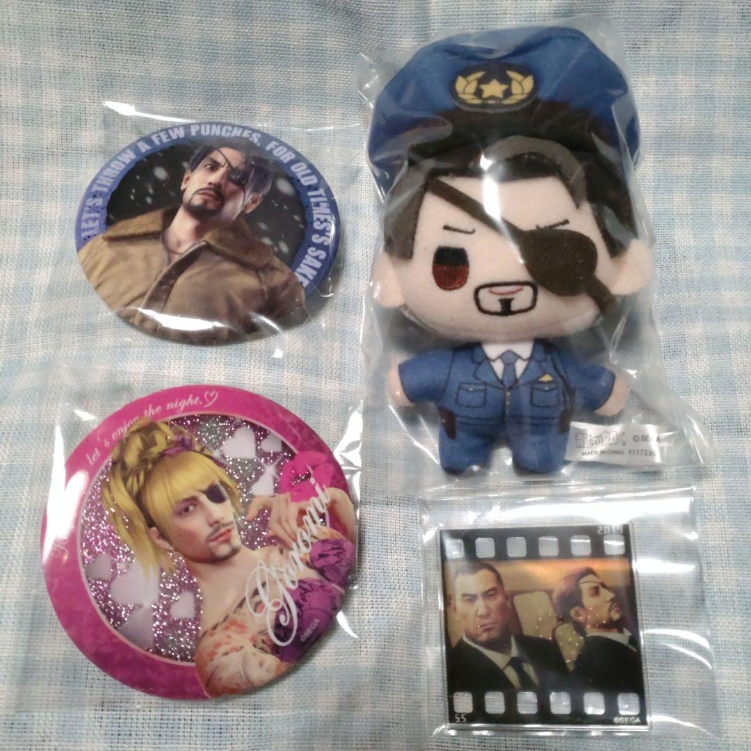 ♯龍が如く♯真島吾朗HISTORY ぬいぐるみ 缶バッジ アクキーセット