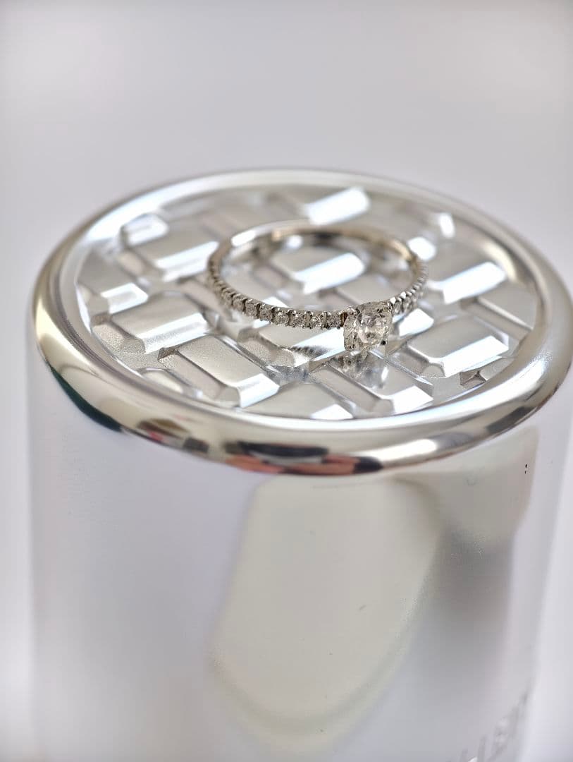 ブシュロン ミニ ビーラブド ソリテール ダイヤ リング サイズ刻印50