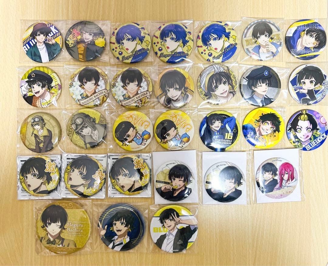 ブルーロック 蜂楽廻 缶バッジ まとめ売り ② ブルーロック 蜂楽廻