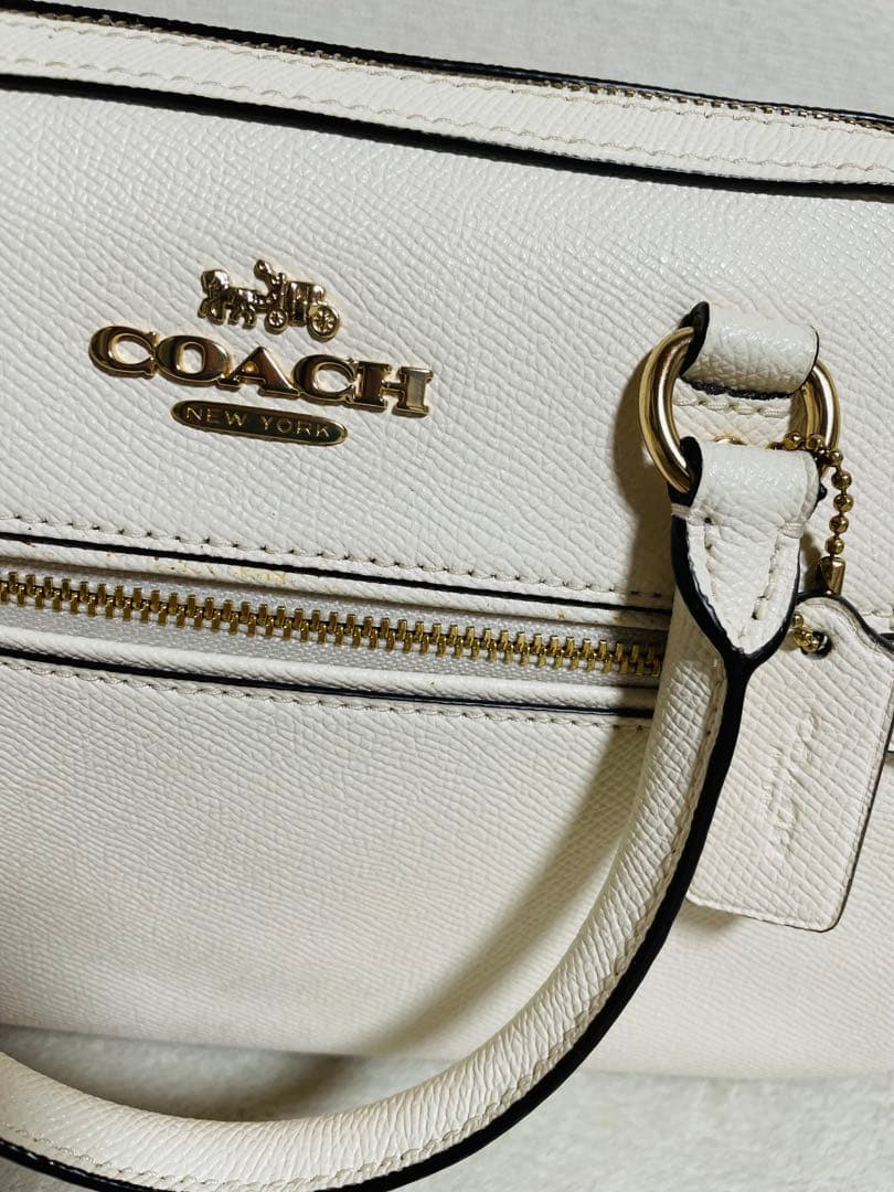 R*T様 ❤️COACH ❤️ コーチホワイトレザー ショルダーバッグ
