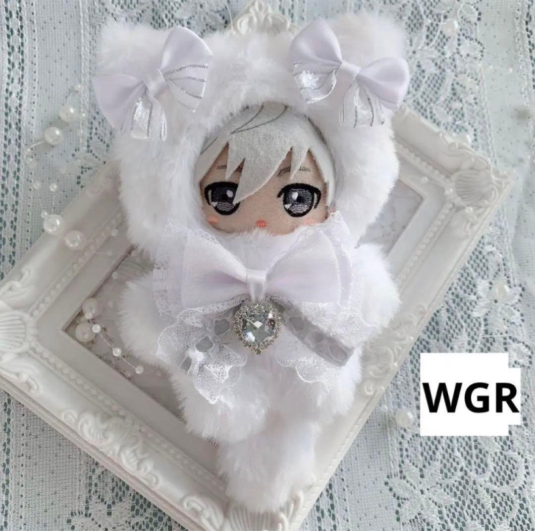 ぬい服 10cm 着ぐるみ 白ねこデザインリスト②