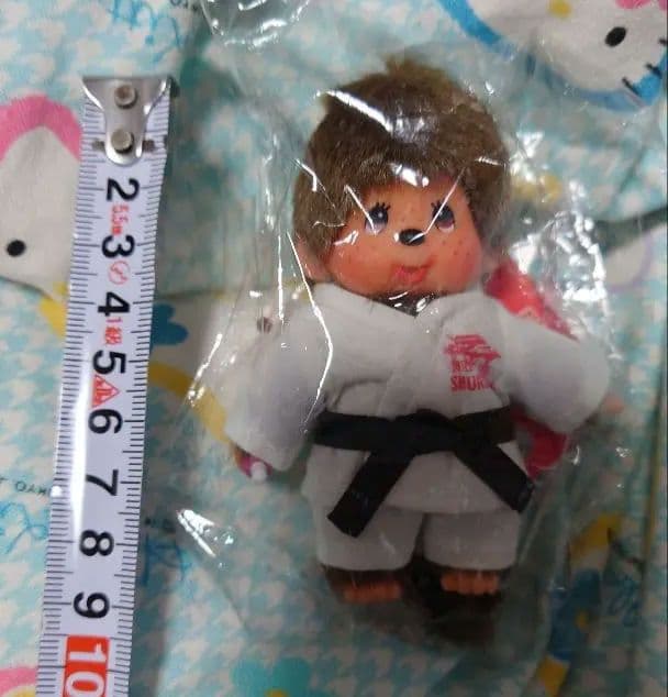 ラスト一点 未開封 タグ付 空手 モンチッチ 守礼堂 長期保管品 ストラップ