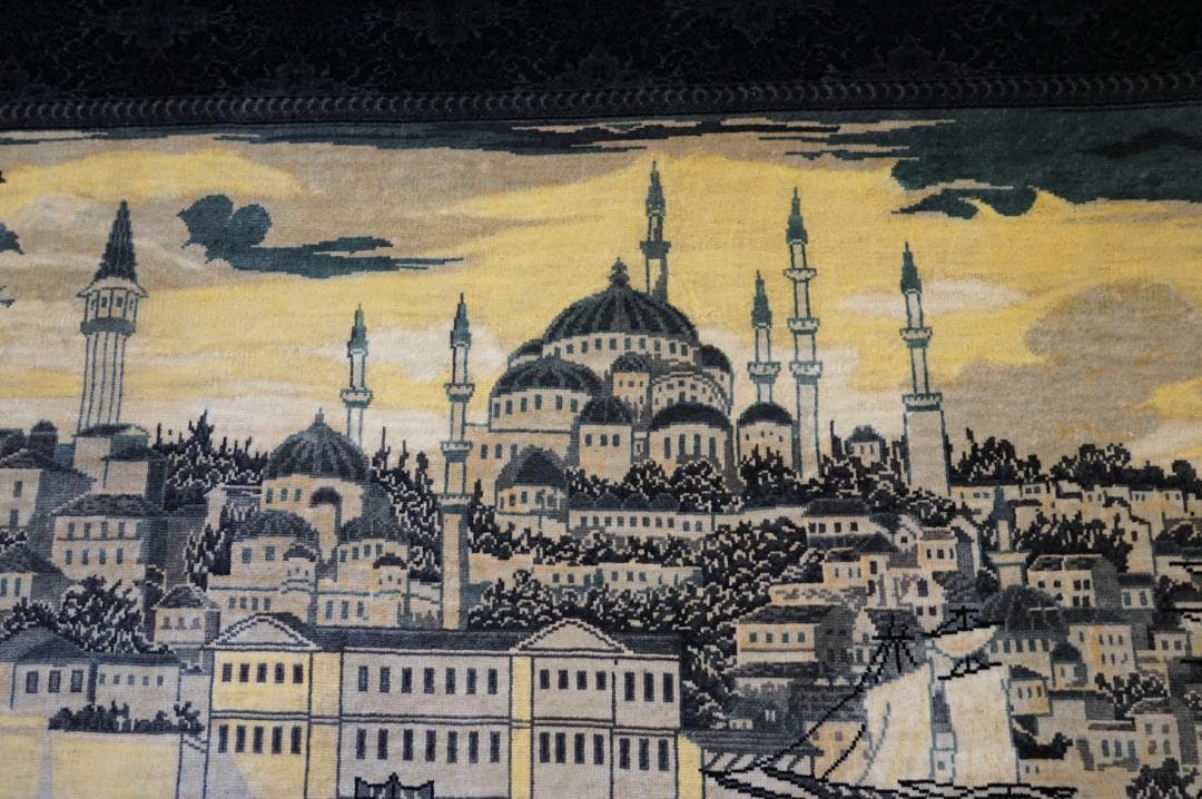 ヘレケ HEREKE CINAR トルコ有名なチナール工房 シルク100%絹絨毯