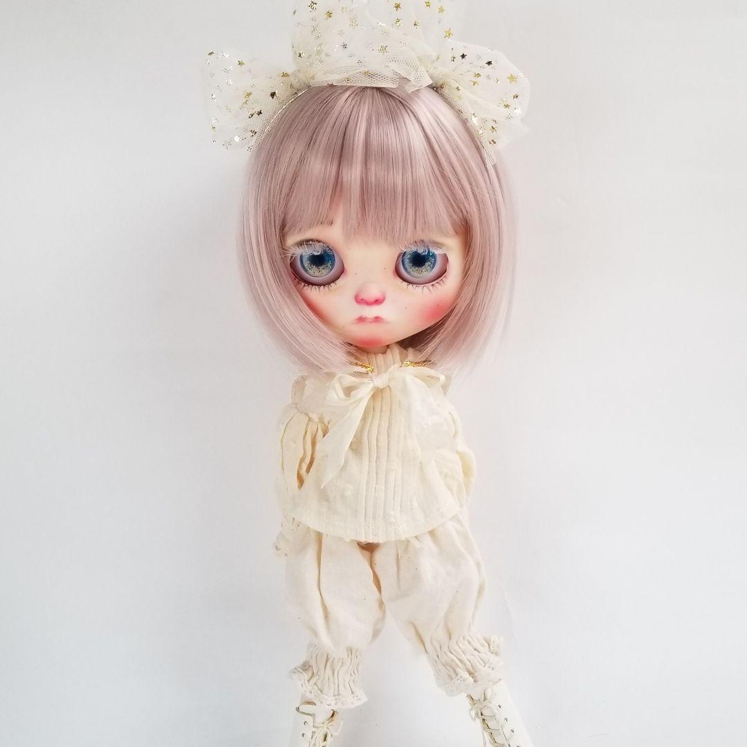 アウトフィット.頭皮つきのウィッグ.本体アイシードールカスタム