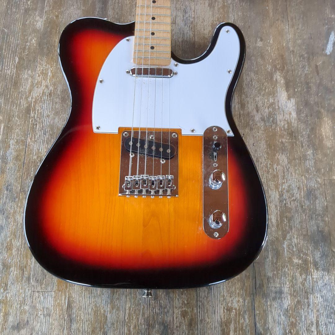 テレキャスタータイプエレキギター サンバースト ギターのみ