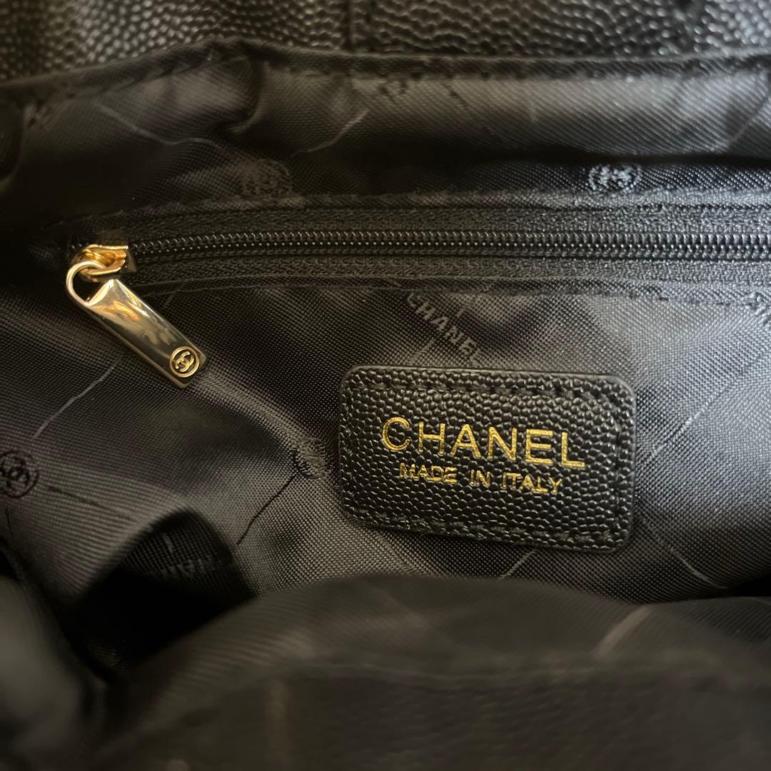 CHANEL 黒 キルティング ショルダーバッグ2WAY