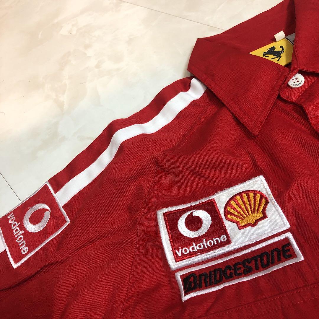 レア★フェラーリFerrariレーシング　チームチームシャツ　M