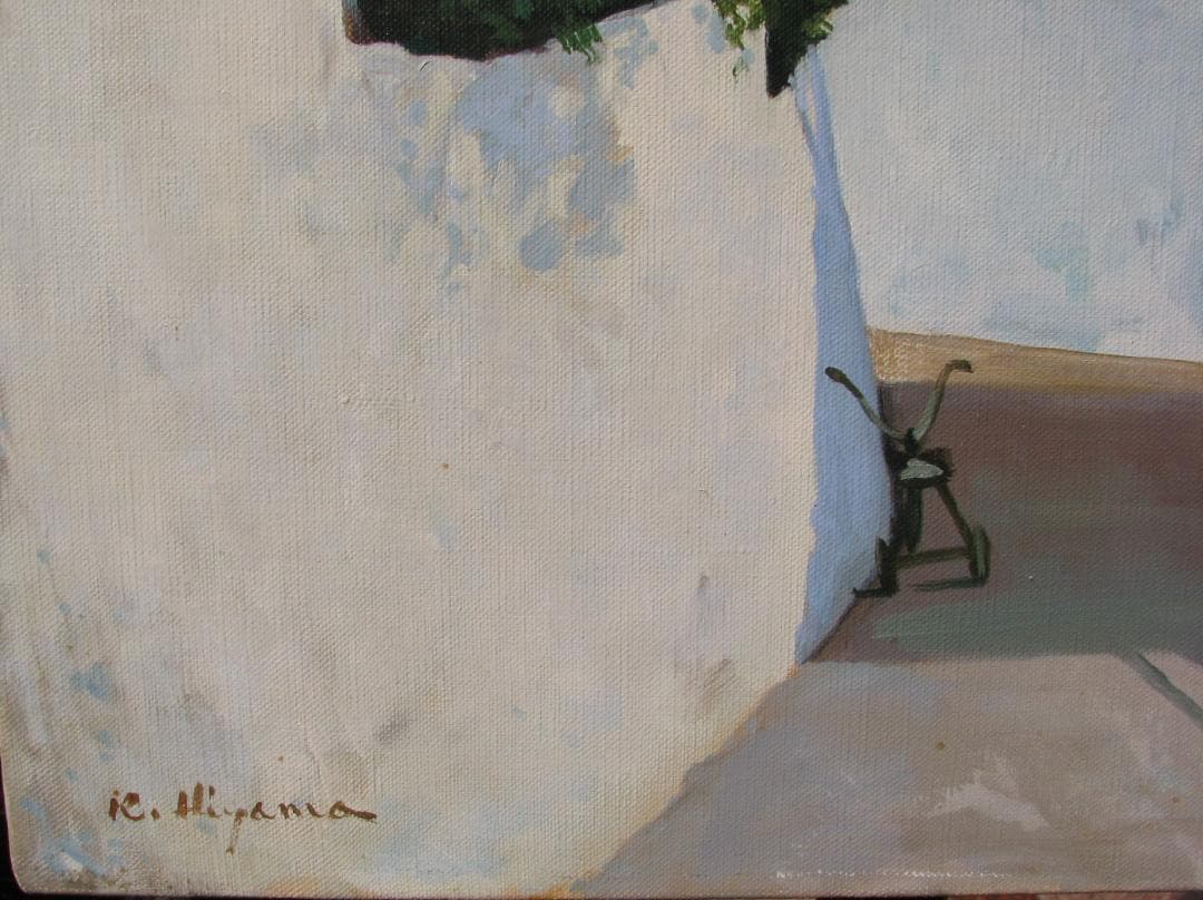 ☆セール☆スペインの光と影,檜山健三「白壁の道」8号,スペイン,