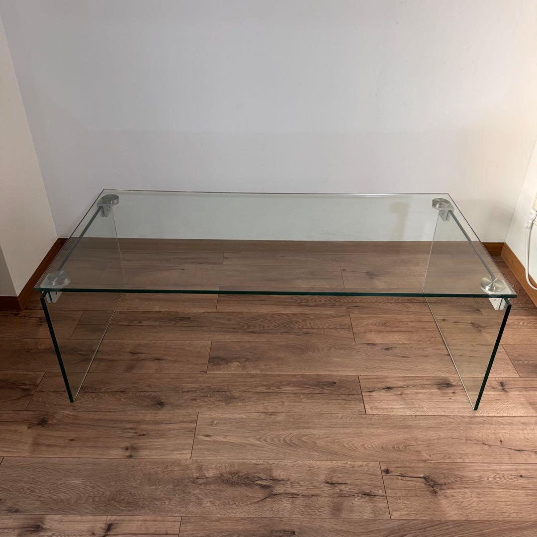 キリン様専用 Francfranc サローネガラスコーヒーテーブル【美品