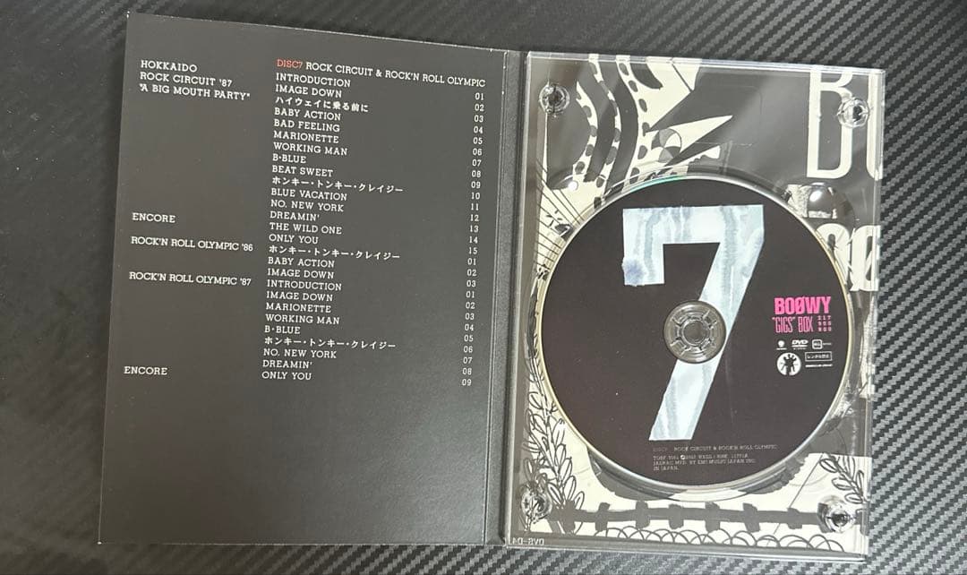 BOØWY 『“GIGS” BOX』