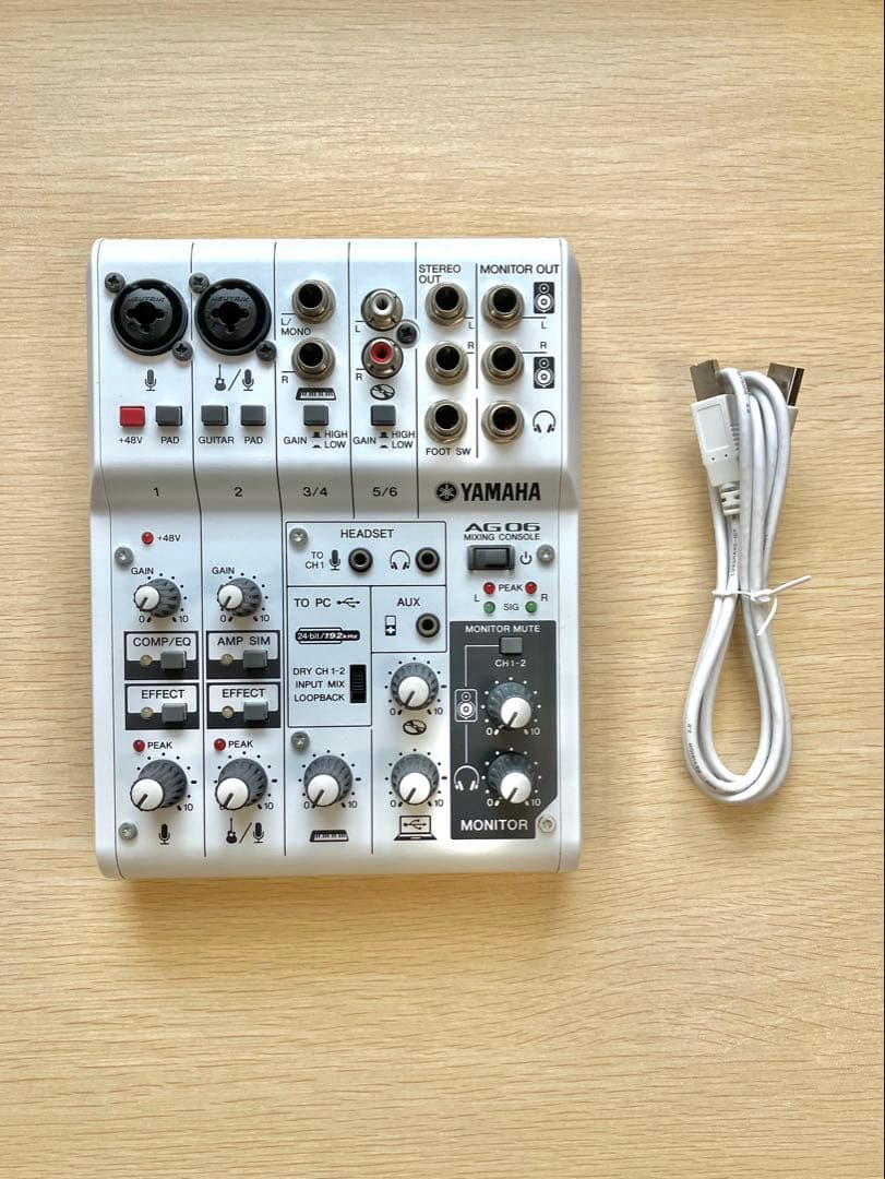 YAMAHA AG06 オーディオインターフェイス