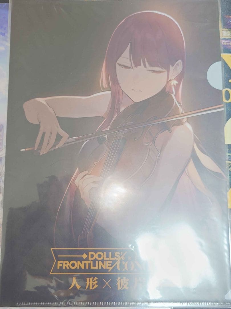 ドールズフロントライン 人形 × 彼岸花 クリアファイル 3種 各1つ