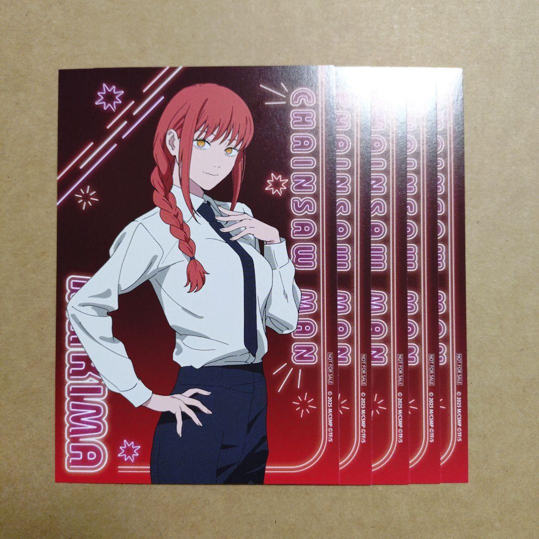 チェンソーマン レゼ篇 ネオン マキマ 缶バッジ イラストカード まとめ売り