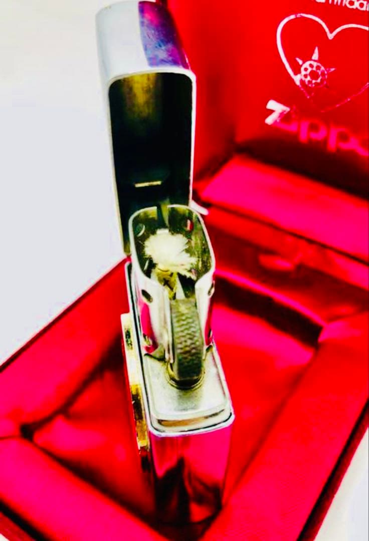 美品♥︎enjoy♥︎エンジョイ♥︎ホーロー琺瑯・丸看板柄♥︎エナメル七宝製zippo®︎