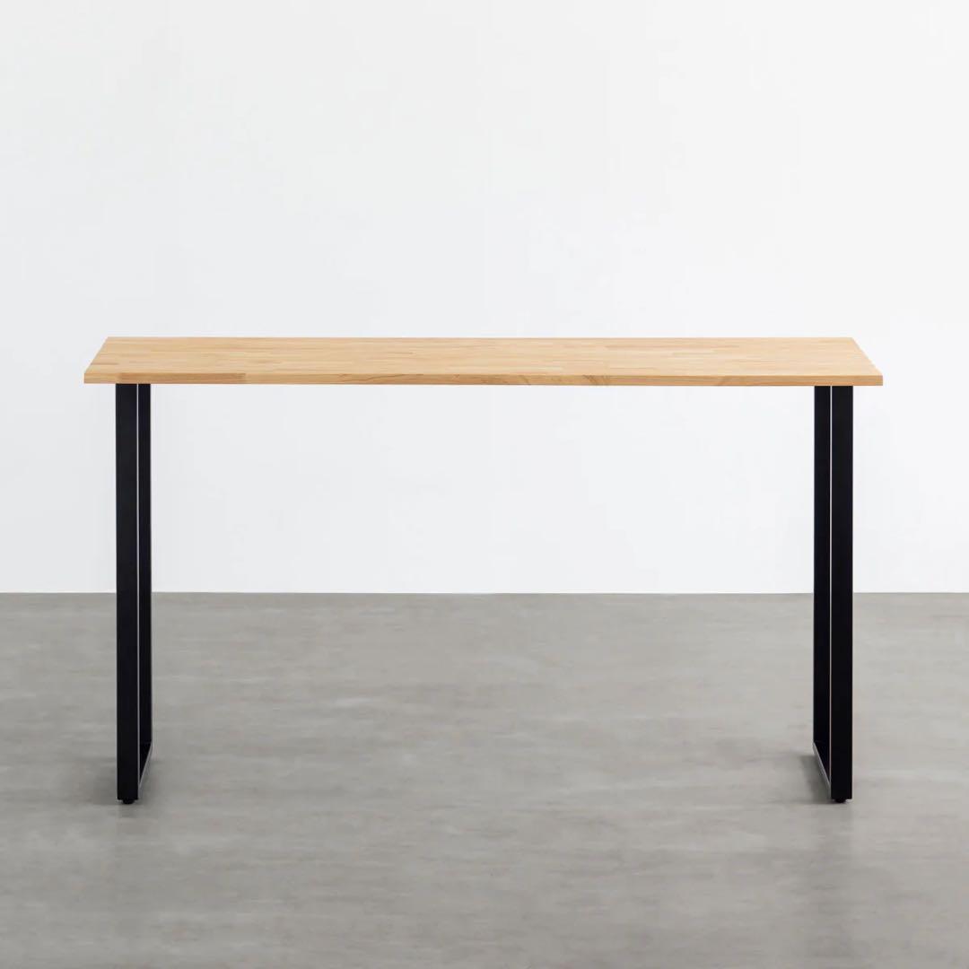 【美品&送料込み】KANADEMONO スタンディングデスク ラバーウッド