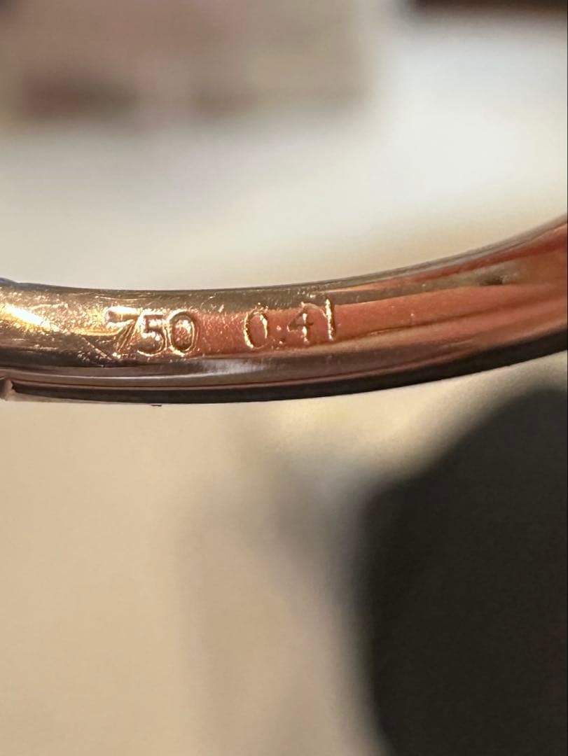 タサキ　ハーフダイヤ　リング　７号サイズ