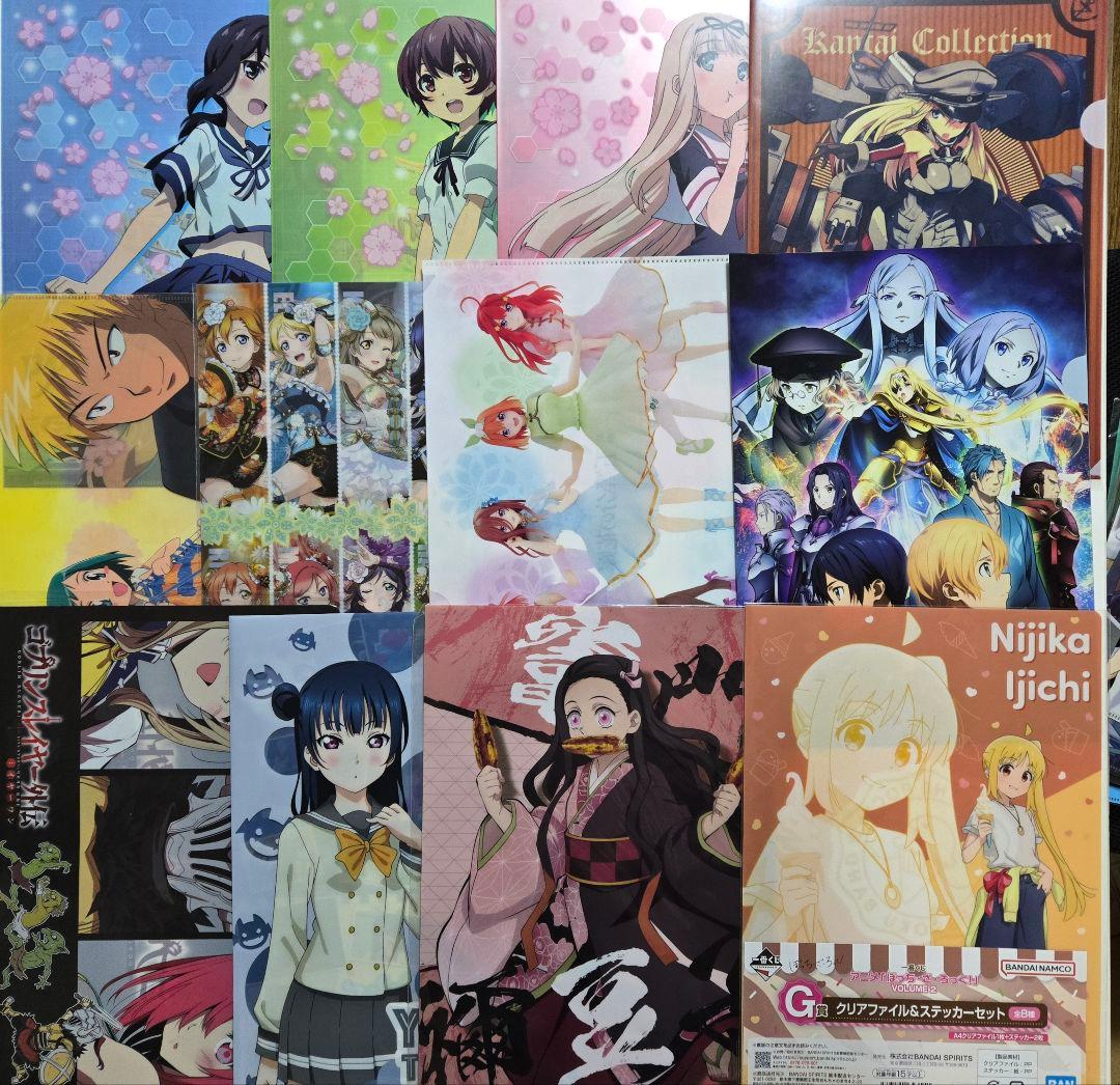 アニメグッズ キャラクターグッズ クリアファイル まとめ売り 大量