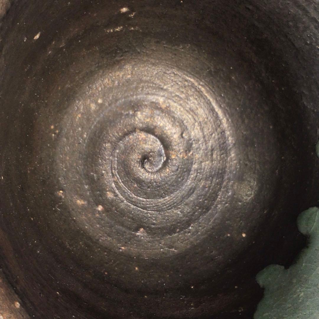 Ｎ７３９　茶碗　『中村正彦造』『大徳寺　高橋悦道　箱書』『伊羅保茶碗』　茶道具