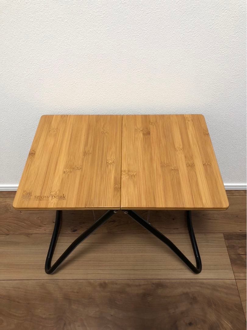 スノーピーク マイテーブル 竹 ブラック 雪峰祭2021春 限定