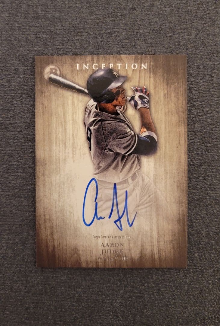 Aaron Judge アーロン・ジャッジ直筆サインジャージカード