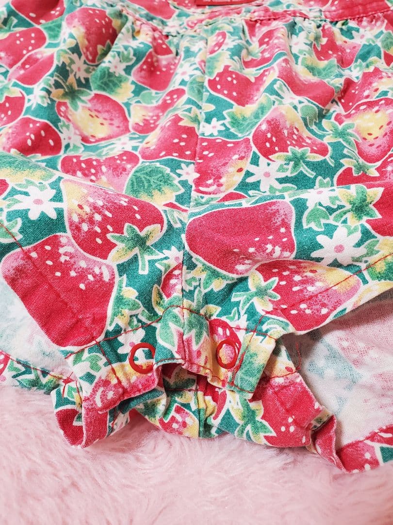 oshkosh 希少いちご　オーバーオール