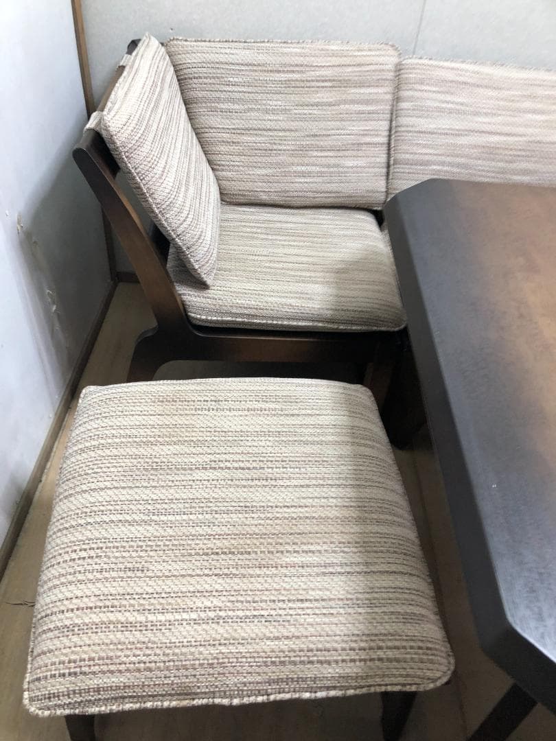 ナフコ　ホノカ　リビングダイニング　6点セット　ブラウン　250325-1