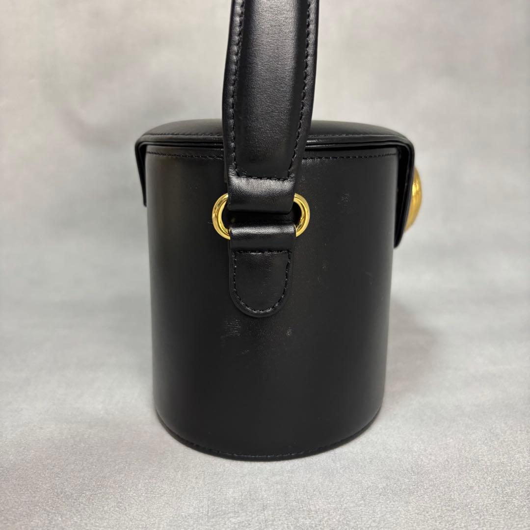 美品✨GIVENCHY バニティバッグ ゴールド金具 レザー ブラック