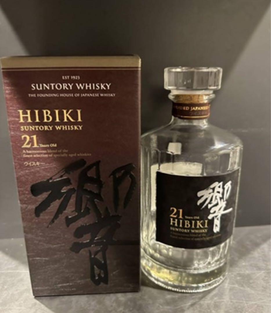 響21年 ウイスキー 700ml 空瓶8本セット