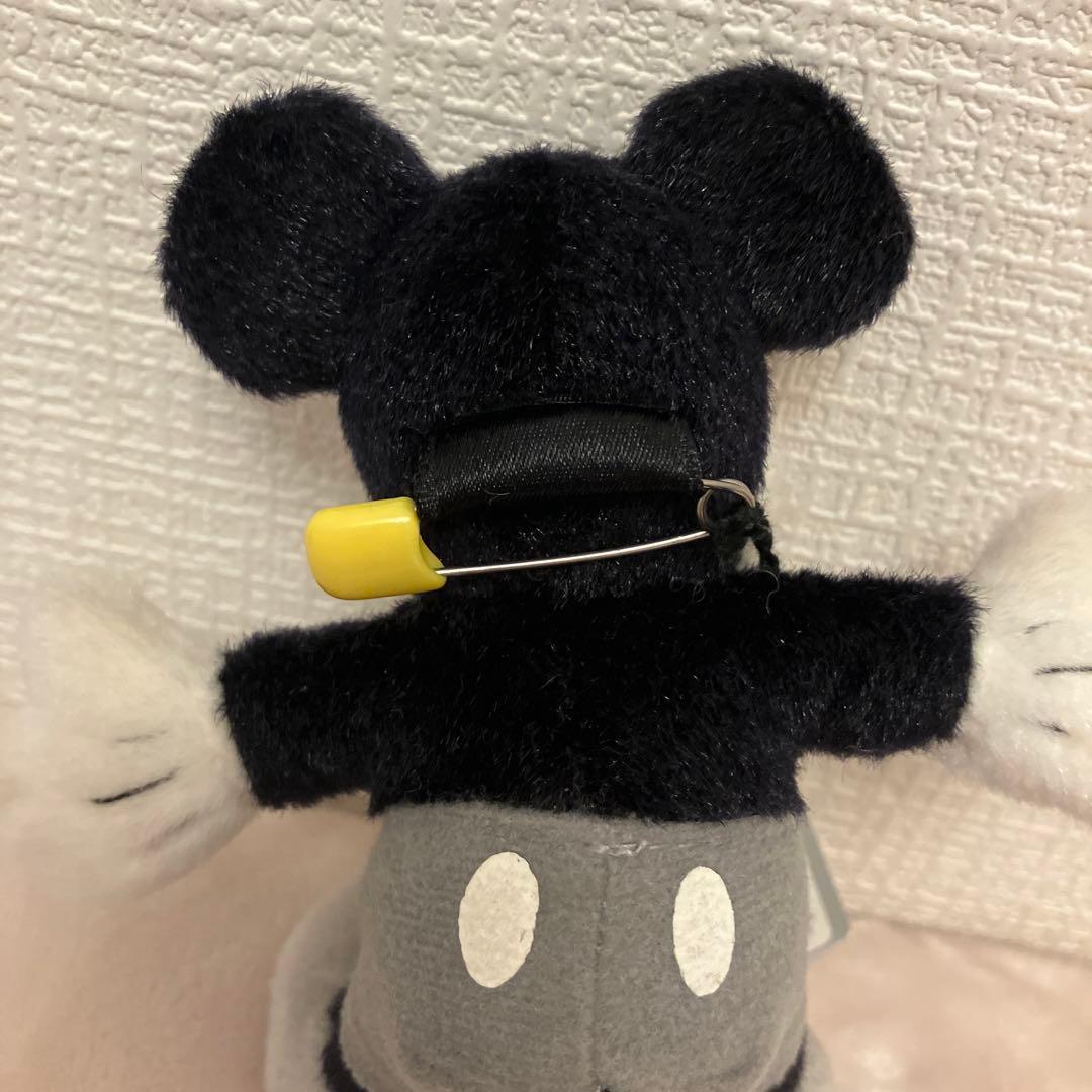 ディズニー　白黒ミッキーミニー　ぬいぐるみ　バッチ　ぬいば　当時物　結婚式