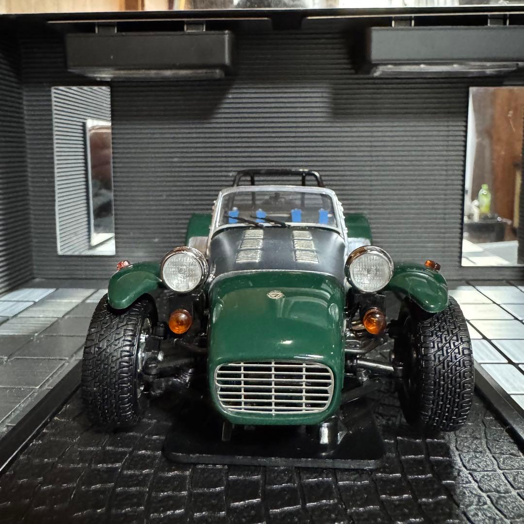 絶版未展示品 京商 1/18 ケーターハム スパー セブン グリーン