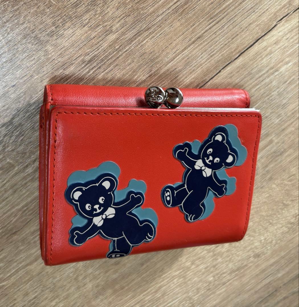 ⚠︎いちご⚠Vivienne Westwoodハッピーベア 財布