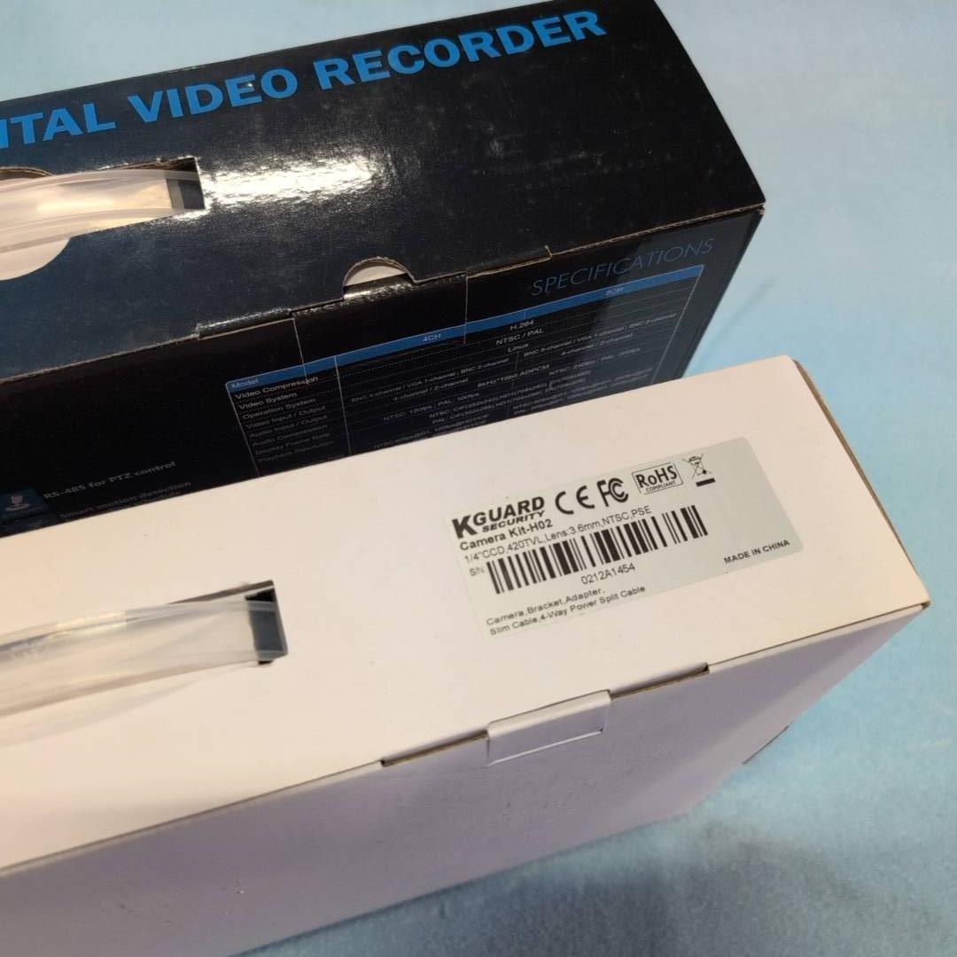 K-GUARD】防犯カメラ録画装置セット 未使用ですが長期保管品☆東京/